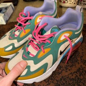 Nike Multicolor Sneakers with Pink Accents